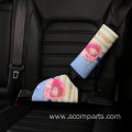 Pillow soft cartoon car seat belt adjuster comfortable
